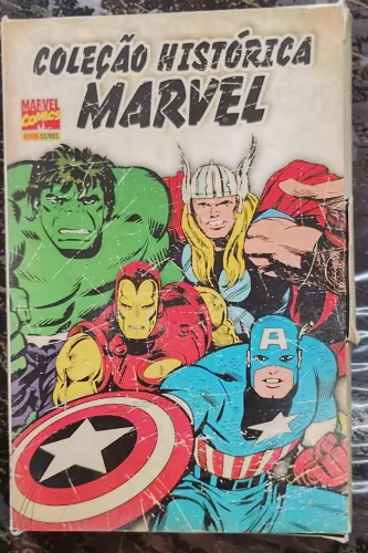 Hq Coleção Histórica Marvel Cap América. Thor, Homem De Ferro e Vingadores Voll 1 ao 4 BOX