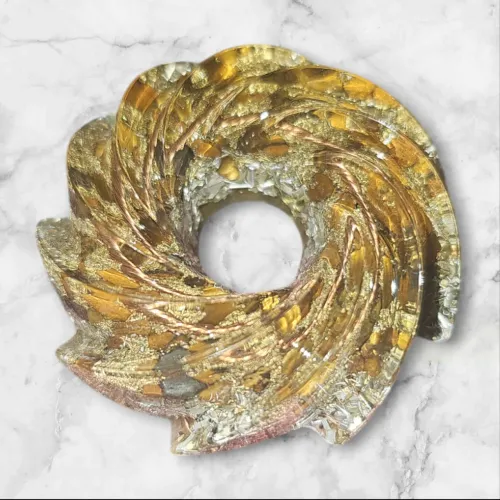Turbilhão Orgonite da Prosperidade