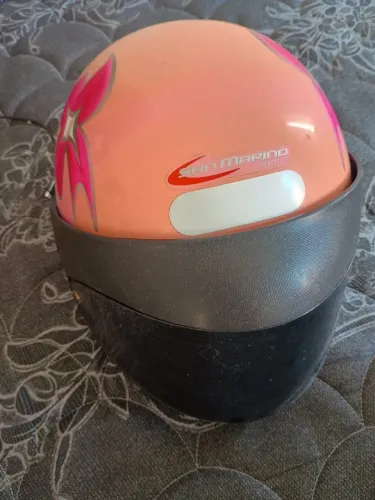 Capacete San Marino Automático Rosa - Tam. 58