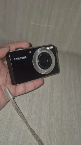 câmera digital samsung pl100 estilo cybershot + tela frontal selfie