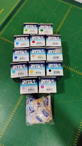 13 caixas NOVAS de Botões de Pressão (tic tac) Ritas tamanho 12 + 150 UN de brinde!