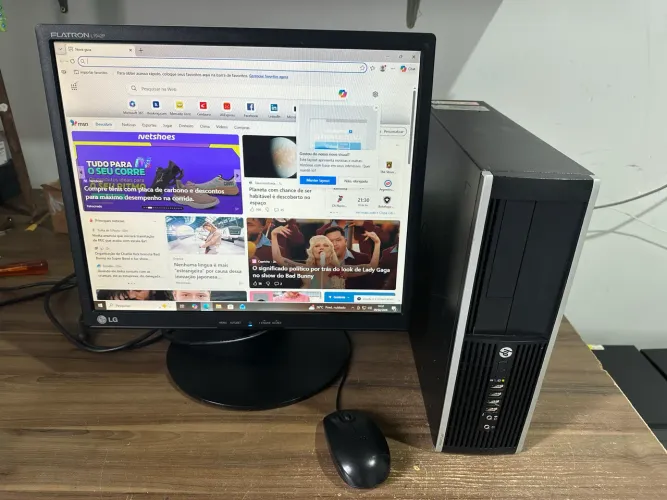 Computador 4 nucleos completo para empresas com ssd loja