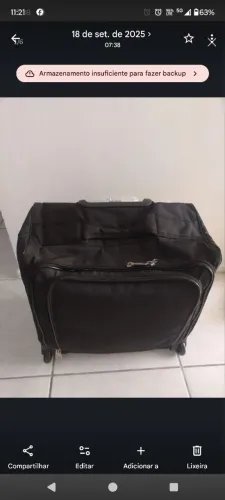 Mala Carrinho Representante
