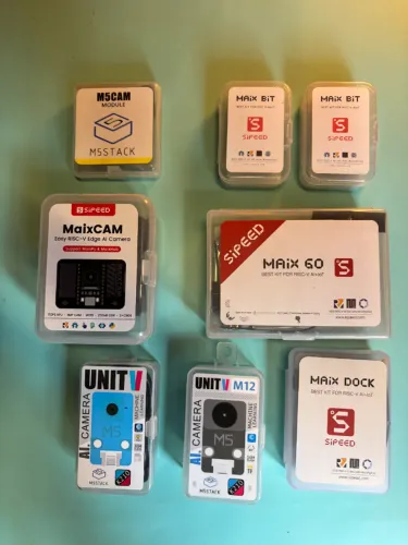 Kit desenvolvimento IA+ cameras RISC-V / ESP32- M5Tack + Sipeed