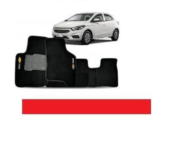 Jogo Tapete wave onix todos Preto 4 Peças sqnuo znlmd