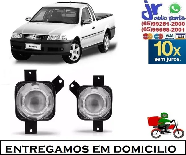 Par Farol de Milha  Saveiro G3 2000 2001 2002 2003 2004 2005 Auxiliar Neblina