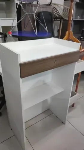 Balcão Caixa MDF com 1 gaveta. 1.10x060x040