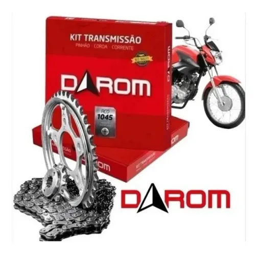 Kit Transmissao Relacao C/Retentor Ybr/Factor 125 00/16 Darom