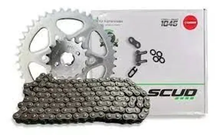 Kit Transmissao Relacao C/Retentor Ybr/Factor 125 00/16 Scud (Entrega Grátis)