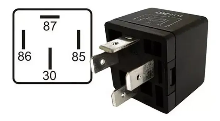 Rele Auxiliar 4 Term. 12v 40a Invertidos S/suporte DNI0101