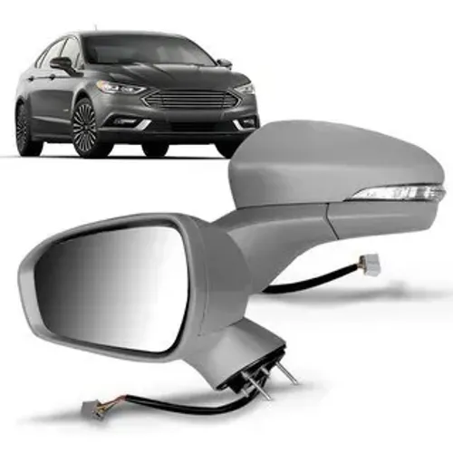 Par Retrovisor Ford Fusion 2015 à 2019 - Preto - Poliway