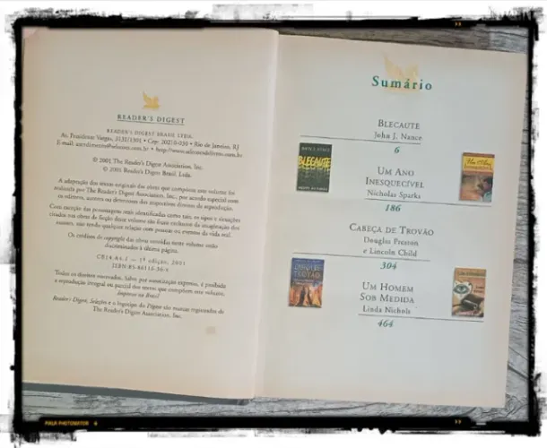 Livro: Seleções de Livros - Reader´s Digest (4 livros em um só volume)