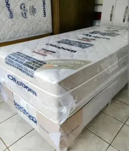 Cama box solteirao ortobom ( entrega gratis )