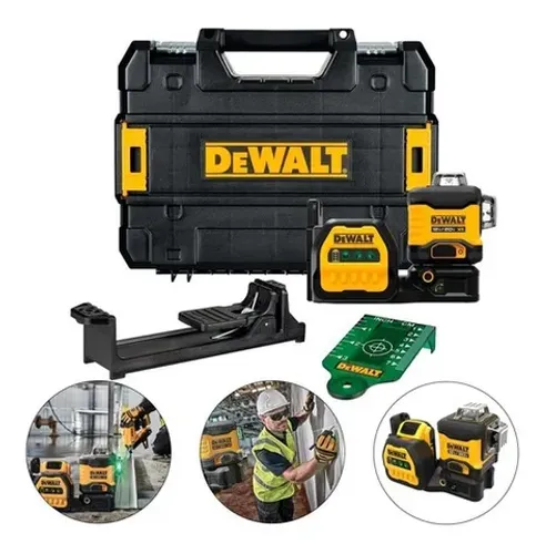 Nivel Laser Dewalt 3 Linhas De 360° Dewalt Dcle34030gb