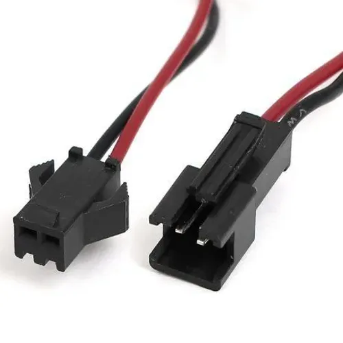 Par de Cabos com Conector JST SM02 Macho e Fêmea - 2 Vias para drone