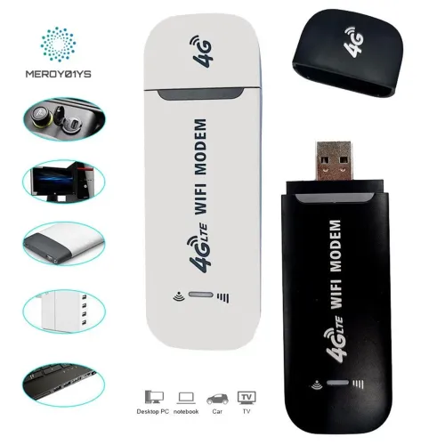 Modem Portátil 4g Lte Usb Desbloqueado E Roteador 150 Mbps