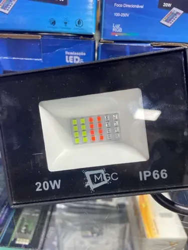 Jardim 20w decoração vários cores Refletor 20w RGB