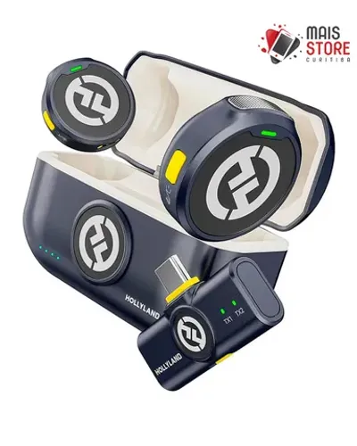 Microfone Hollyland Lark M2 (Tipo C) (Novo/Lacrado)