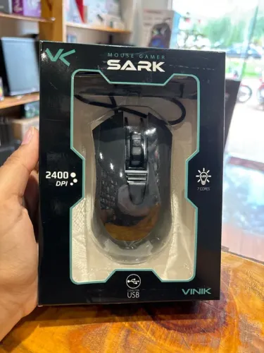 Mouse Gamer Sark 2400 DPI - Cabo traçado 1,8m