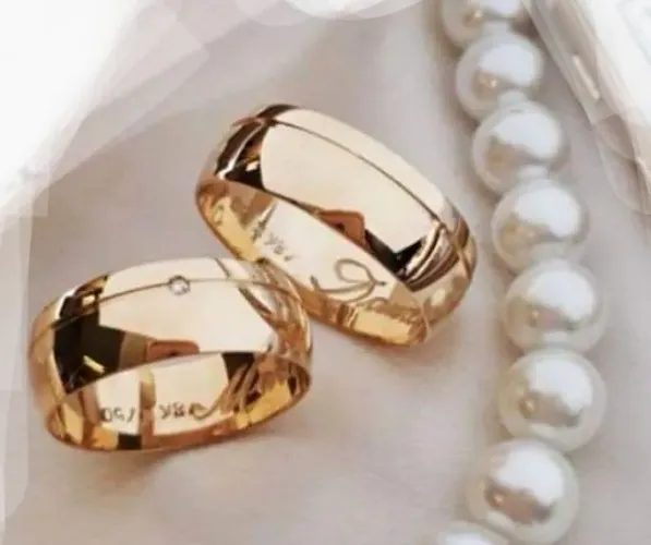 Alianças Casamento Compromisso Estilo Buvgary
