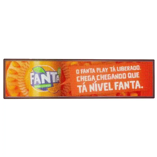 Painel Outdoor P8 Externo Bivolt 296x88 (Honestidade e Qualidade é na distribuidora JK )