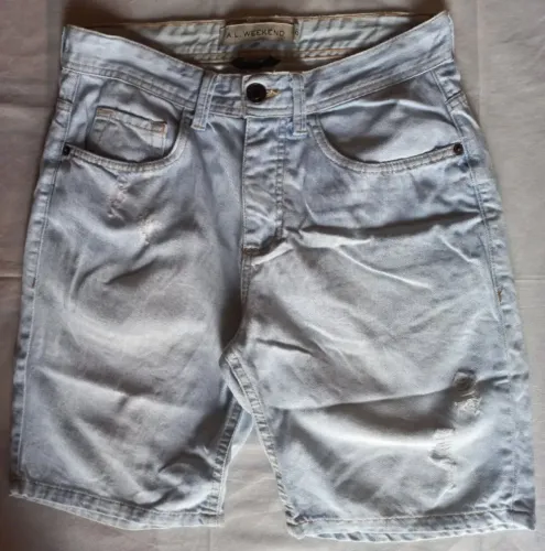 Bermuda Jeans Azul