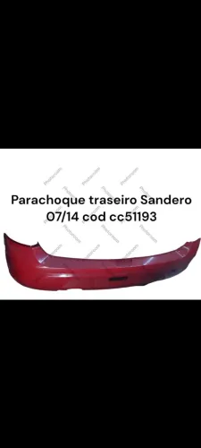 Parachoque traseiro Sandero 14