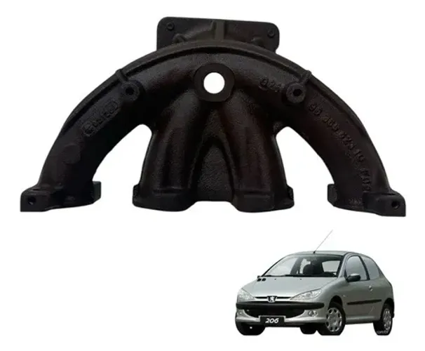  Coletor De Escape Peugeot 206 1.4 2004 2005 2006 2007 2008 Original