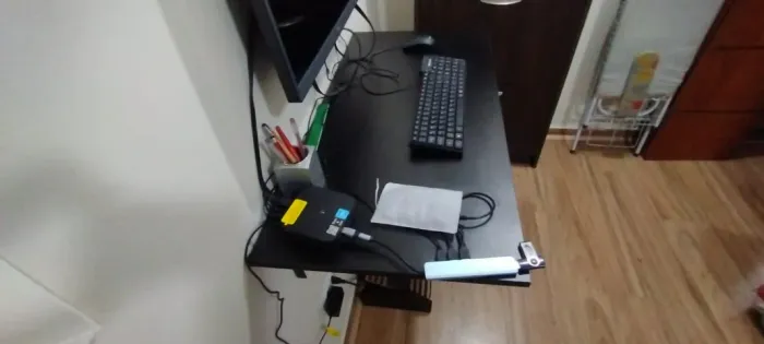 Mesa dobrável Preta