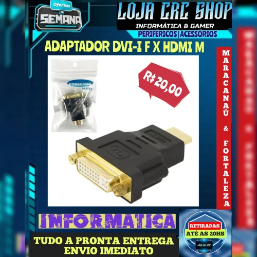 Adaptador DVI-I 24+5 X HDMI Macho