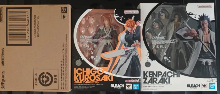 S.h.figuarts - Bleach - ZARAKI + Ichigo DUAL Zangetsu