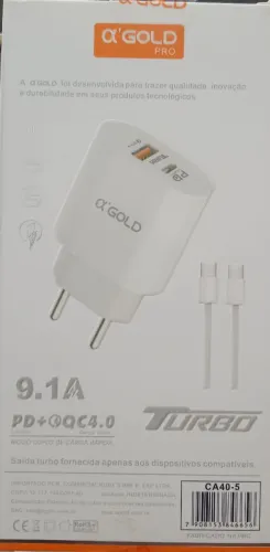 Carregador  Tpc/Tpc. 40W  !! 9.1A  Potente !!! Excelente 