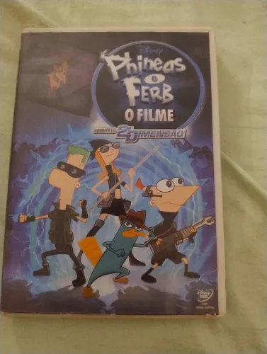 DVD Phineas e Ferb - O Filme: Através da 2ª Dimensão