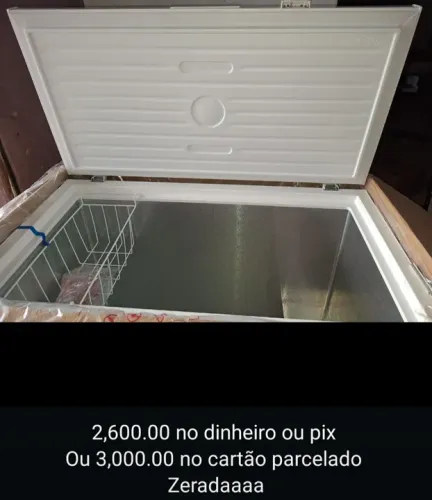 Freezer Horizontal - R$ 2.400,00 à vista ou R$ 3.000,00 no cartão!
