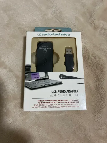Adaptador de áudio USB Áudio Technica