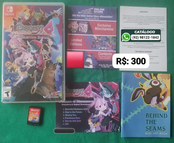 Disgaea 6 Defiance Of Destiny Unrelenting Edition = R$: 300