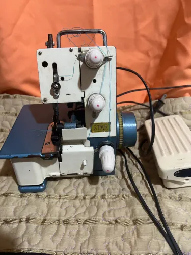 Maquina costura Overlock star portátil 110v