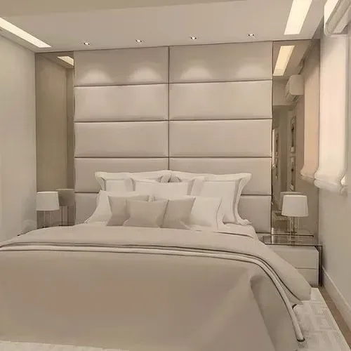 Cabeceira de parede completa