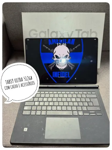 TAB S9 ULTRA 512gb COMPLETO COM CAIXA E ACESSÓRIOS