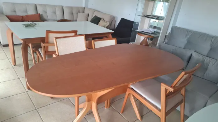 Mesa de jantar 1.70 x 90 modelo organica