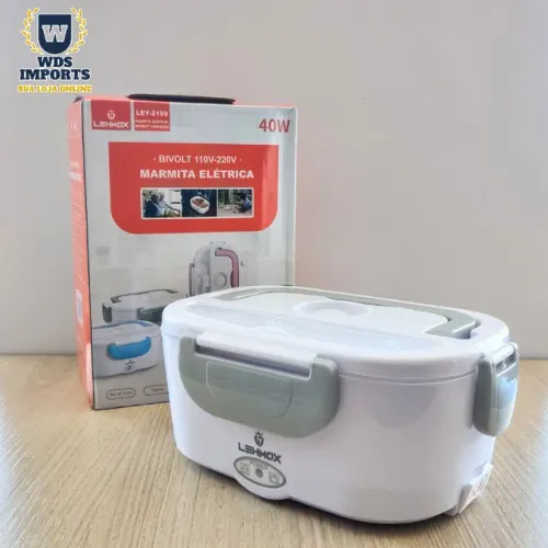 Marmita Elétrica Aquecedora de Alimentos 12V 110V/220V 