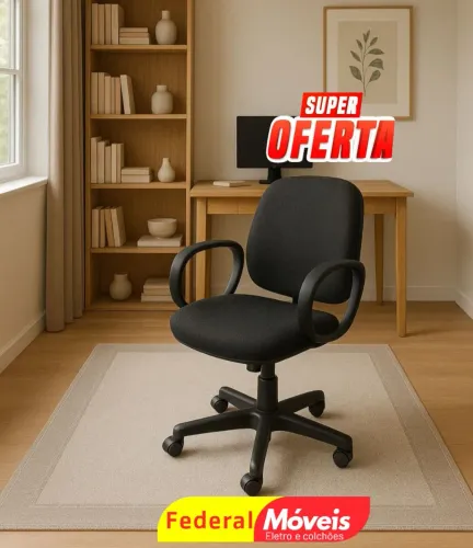 Cadeira Curvim Diretor Giratória - Qualidade e funcionalidade em um só produto!