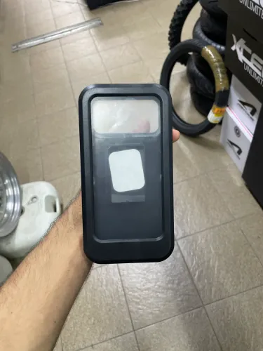 Um suporte de celular