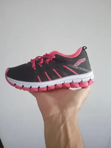 Tênis Olympikus Feminino Preto com Rosa