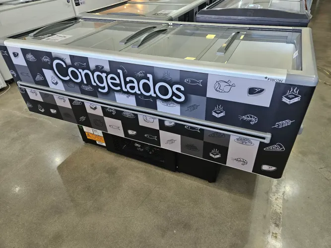 ilha de congelados 2m 568L a pronta entrega - 2 anos de garantia 