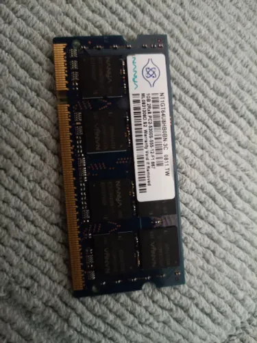 Memória notebook SODIMM DDR2 2GB (2x 1GB)