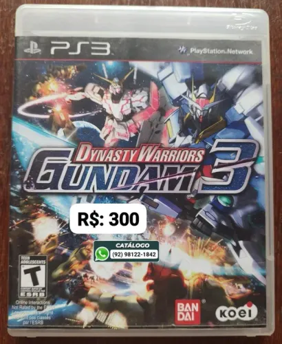 Dynasty Warriors Gundam 3 = R$: 300