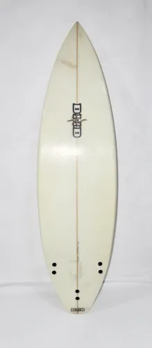 Prancha De Surfe DHD, Squash, 6'1, 24,5 L. + Kit Tri-Quilhas FCS 7 Ultra-leve