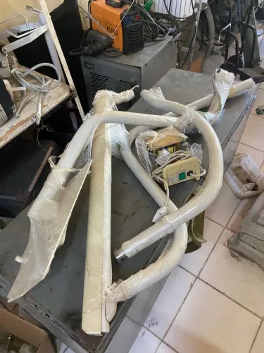 Kit suporte de equipo, braço refletor cadeira gnatus