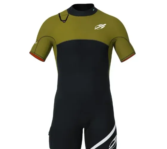 Short john manga curta 1mm masculino flexxxa pro uv-suit surf Mormaii